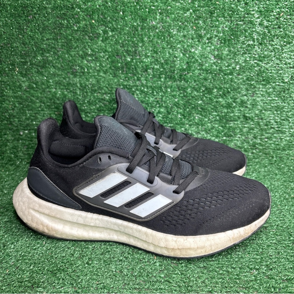 Adidas Women Pureboost Running Shoe Black White Size 8 (Mens 7)
